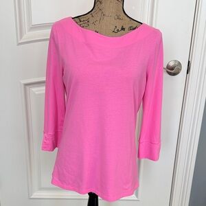 Lilly Pulitzer Vibrant Pink Long Sleeve Top